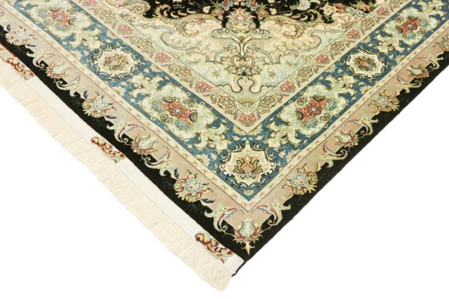 Tabriz Signed Silk Warp - 5