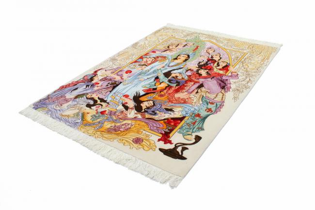 Tabriz Bild 50Raj Silk Warp - 6