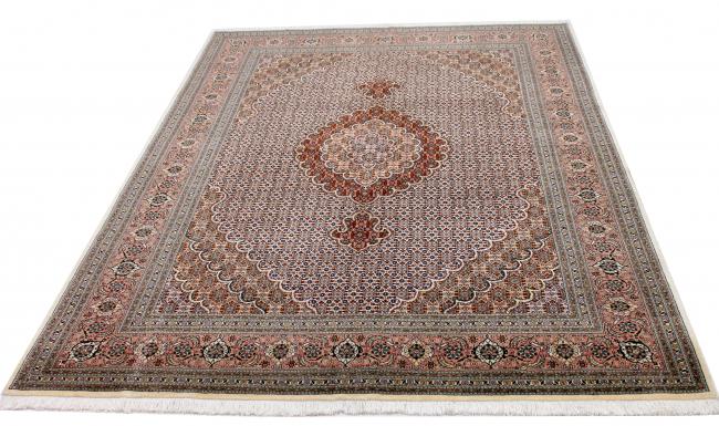 Tabriz Wool and Silk Mahi - 60 line - Handmade Persian Rug