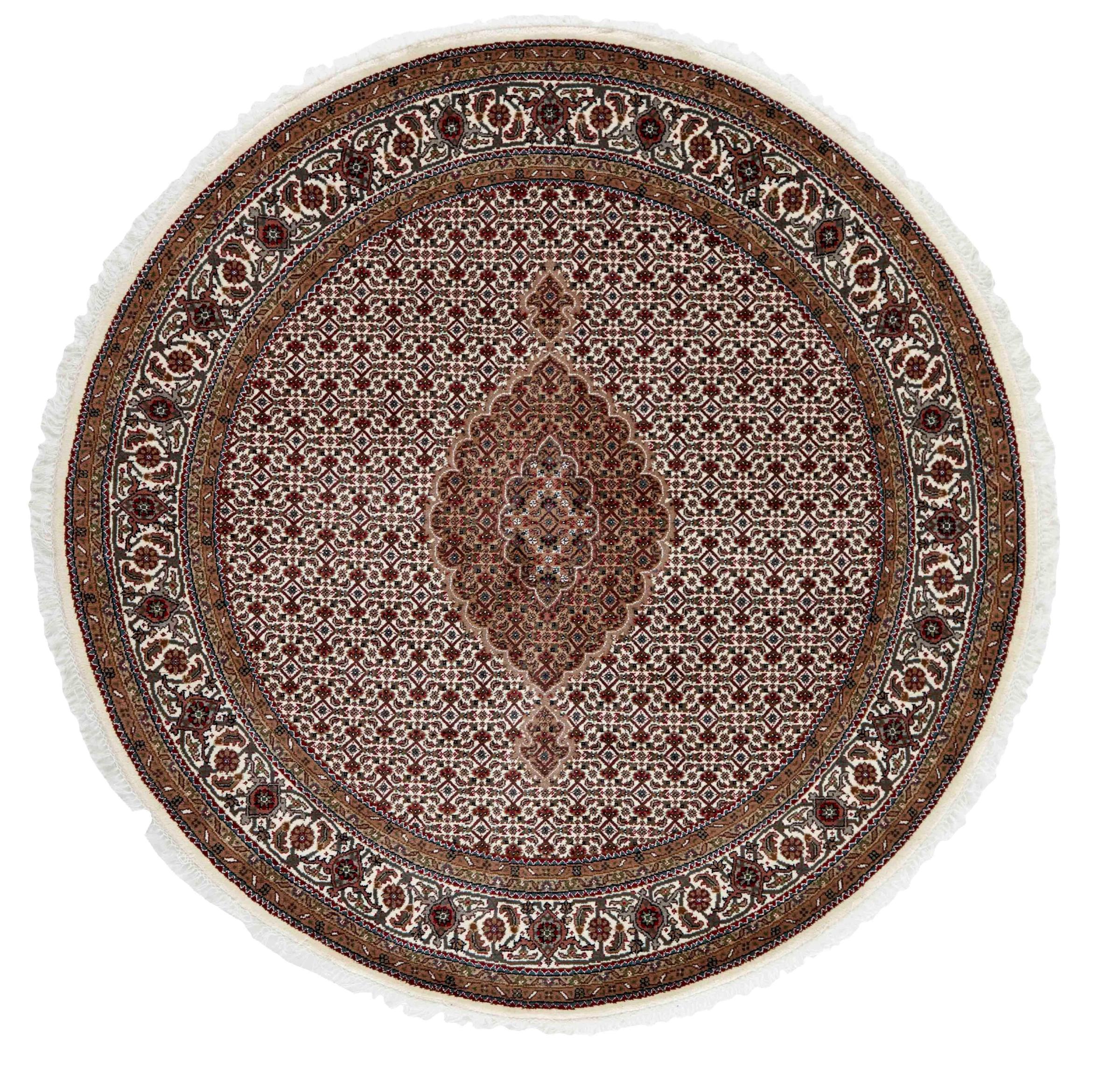 Indo Tabriz 200x200 ID206554  NainTrading: Tappeti Orientali in