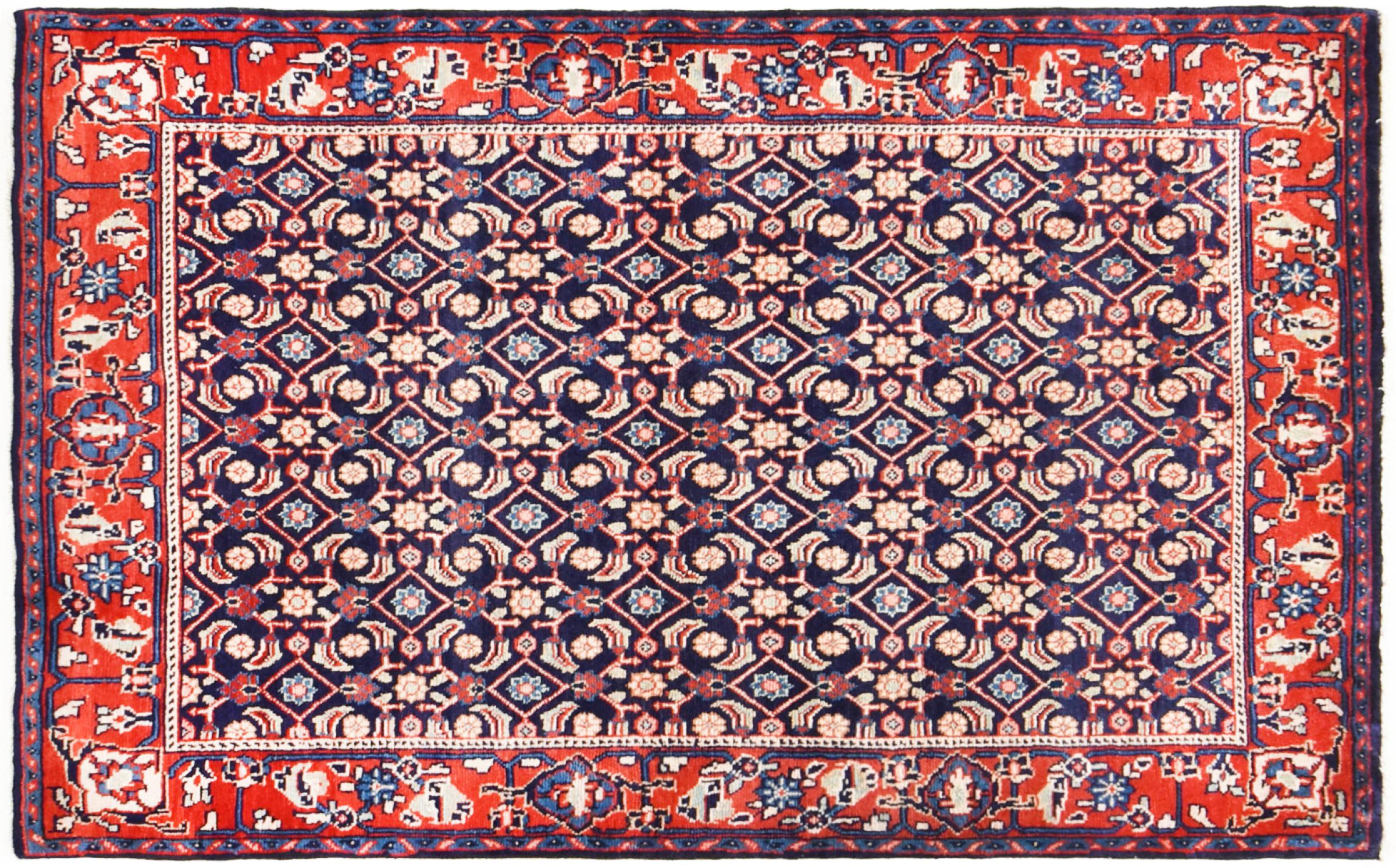 Sarouk 163x103 No198422 UniqRugs Oriental Rugs in 150x100