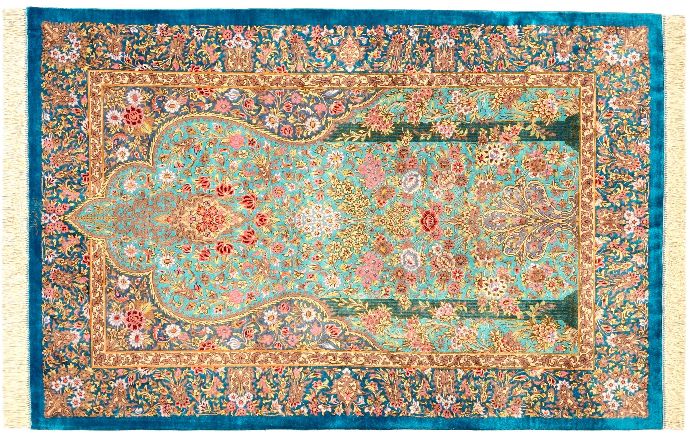 Qum di Seta Amir 120x80 ID219179  NainTrading: Tappeti Orientali in 120x80