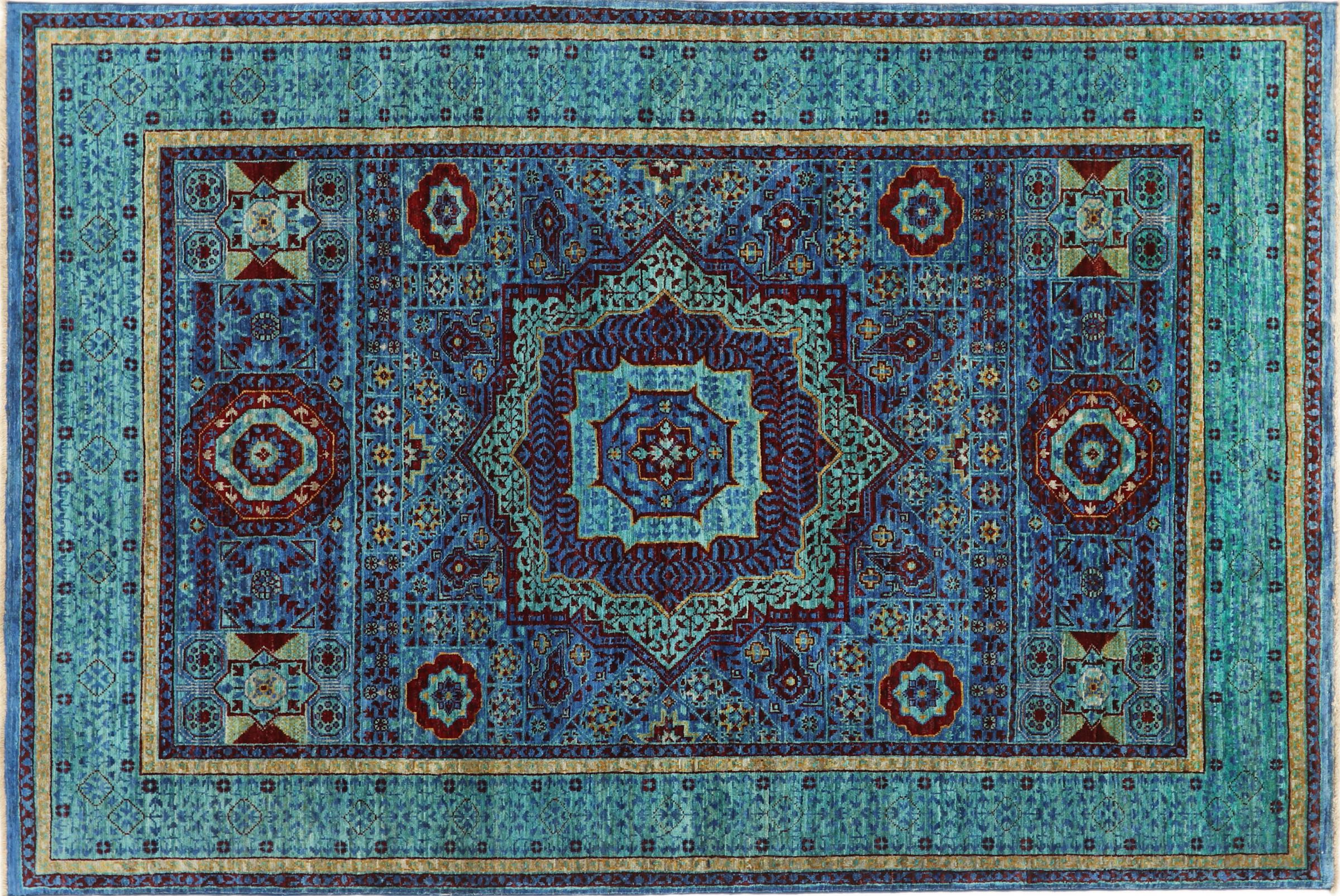 Mamluk design area rug 3'3x4'10