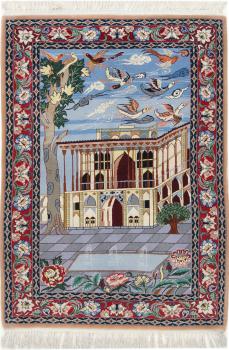 Исфахан шелковая основа 107x76