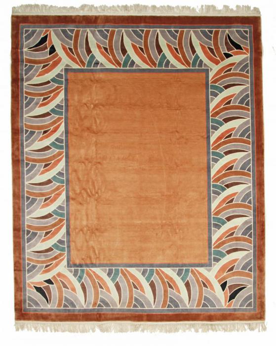 Tapis en laine chinois vintage 60X92