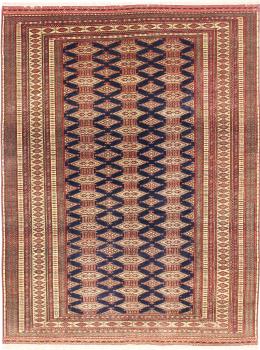 Turkaman Vieja Urdimbre de Seda 191x145