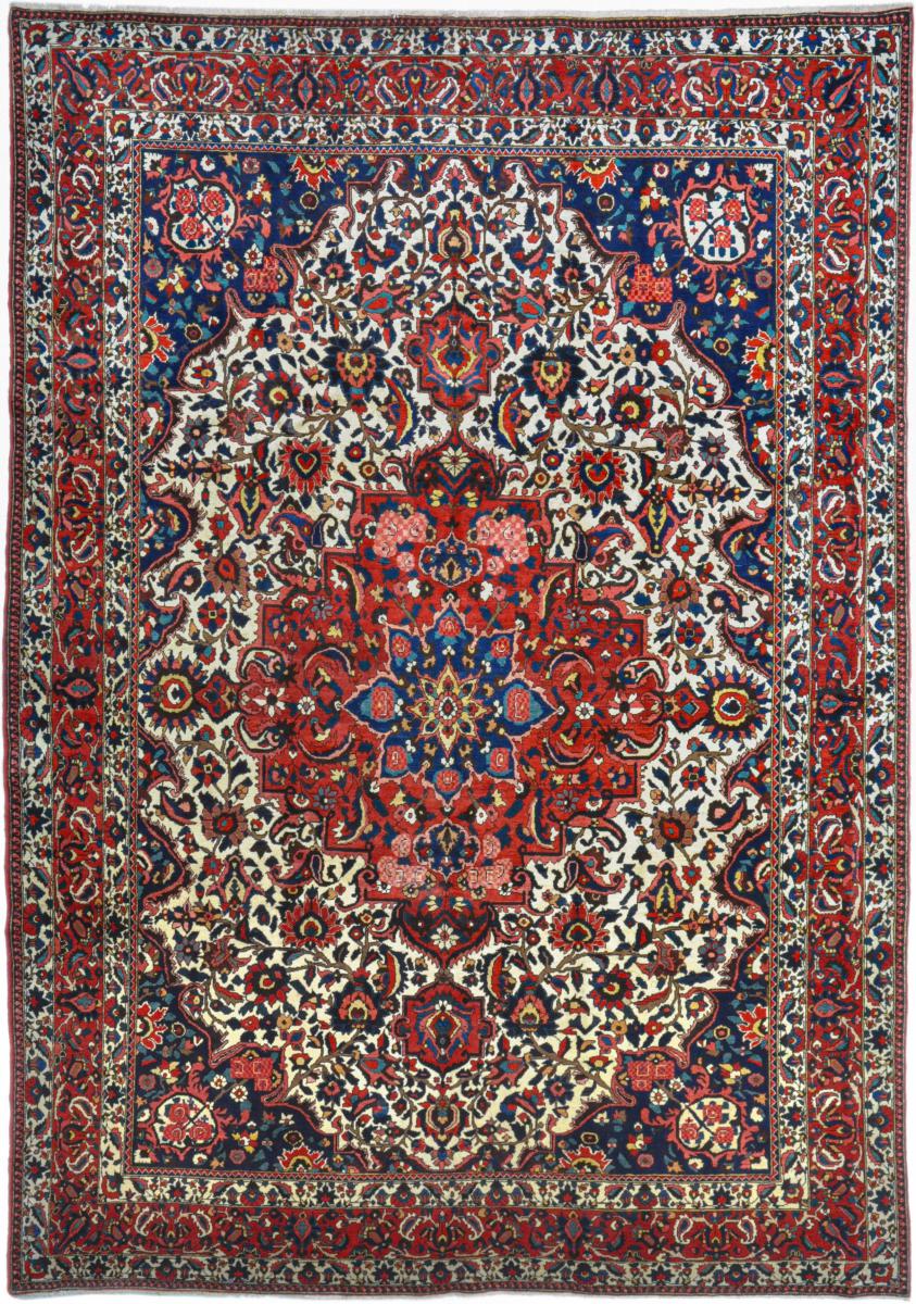 Persian Rug Bakhtiari 12'6"x8'11" 12'6"x8'11", Persian Rug Knotted by hand