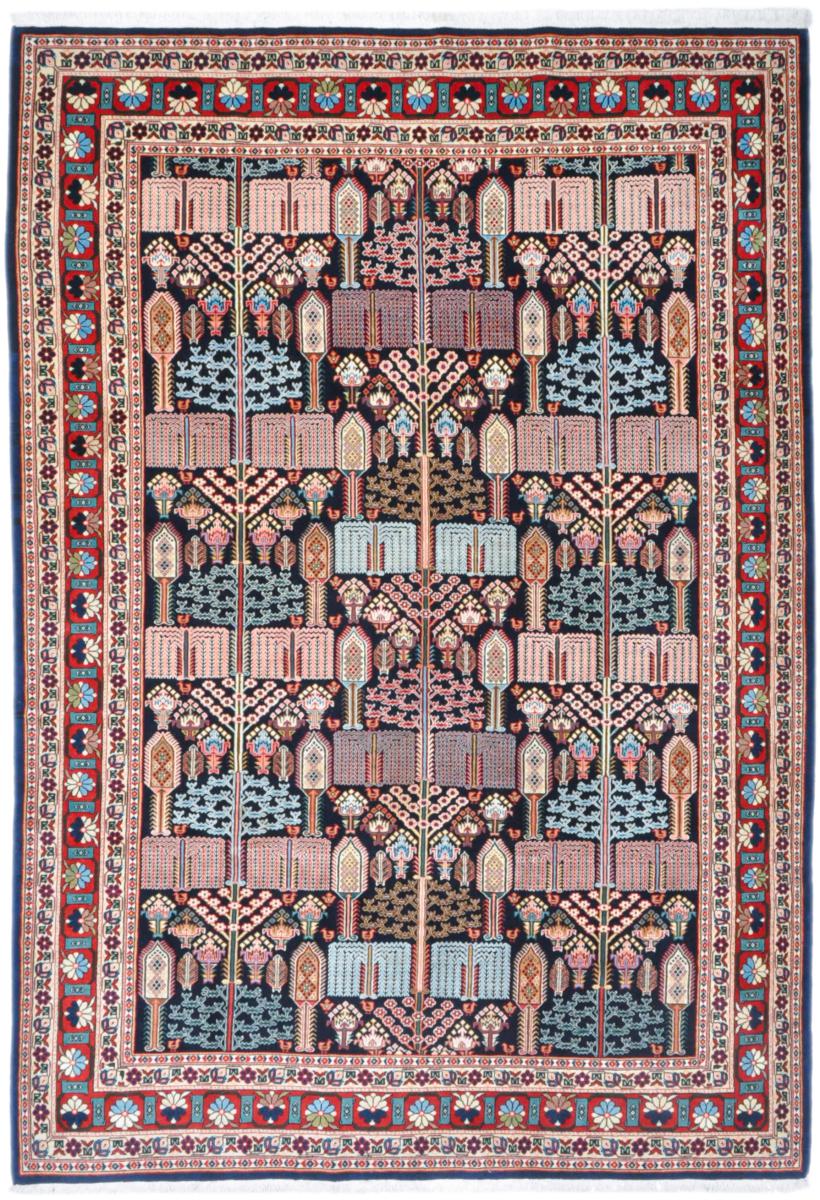 Persian Rug Bakhtiari 9'8"x6'8" 9'8"x6'8", Persian Rug Knotted by hand