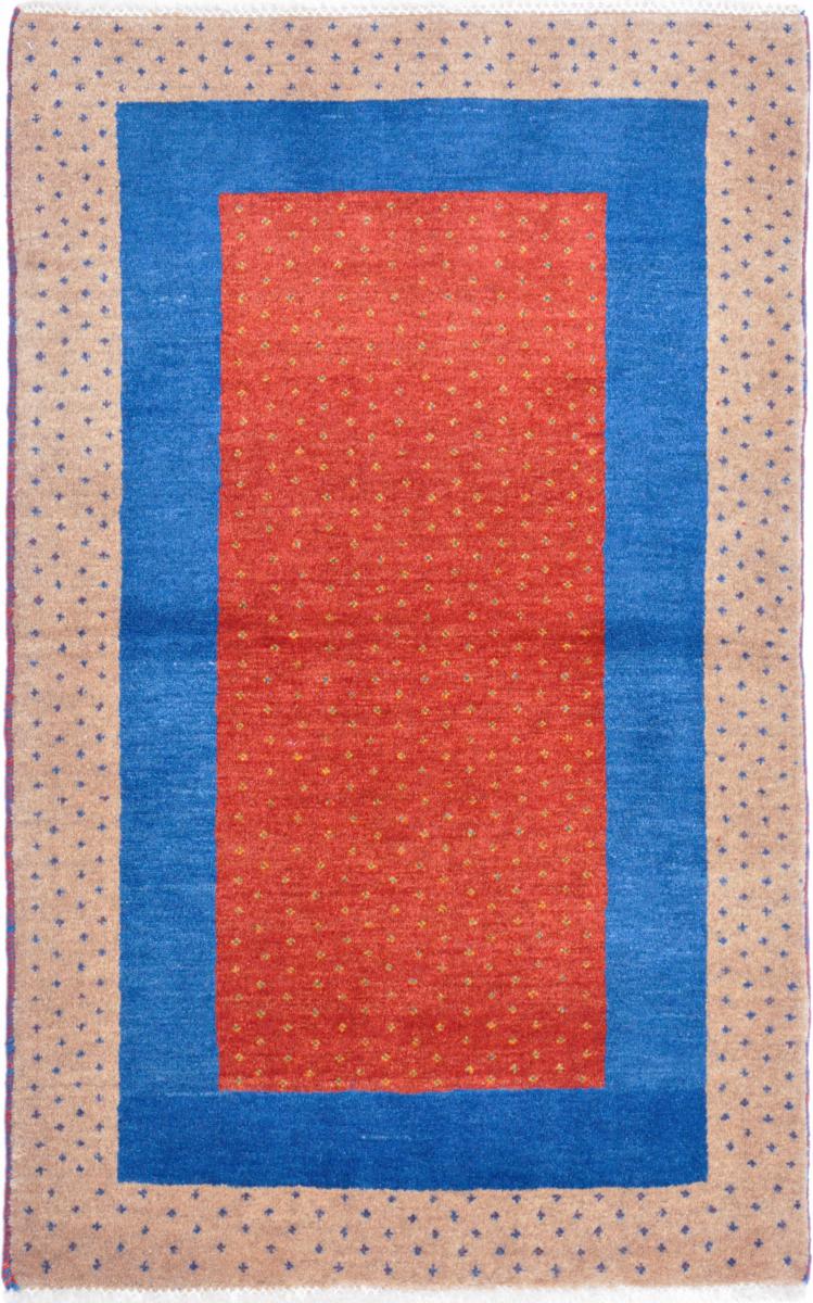 Tapis persan Persan Gabbeh Loribaft 129x85 129x85, Tapis persan Noué à la main